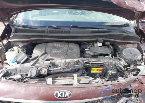 2017 Kia Sedona Lx из США, поврежденный, VIN KNDMB5C17H6282157